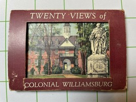 1950&#39;s Twenty Views Of Colonial Williamsburg Virginia Postcard Book - £15.81 GBP