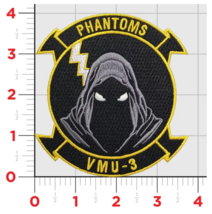 MARINE CORPS VMU-3 PHANTOMS SQUADRON EMBROIDERED PATCH - $39.99