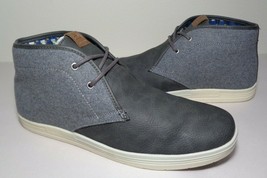 Ben Sherman Size 9.5 M PAYTON Dark Gray Wool Chukka Boots New Men&#39;s Shoes - £84.85 GBP