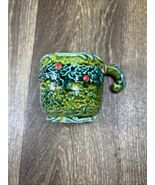 Vintage Napcoware Holly &amp; Berry Green Coffee Punch Mug Cup Replacement X... - $7.00