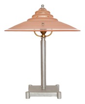 Type Déco Desk Lamp &quot; Pink Pop &quot; Unique 1930 Table Lamp - $327.18