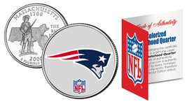 NEW ENGLAND PATRIOTS NFL Massachusetts US State Quarter U.S. Coin Licensed - $231.12 MXN