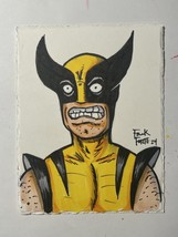 Wolverine X- men Marvel Comics  By Frank Forte Original Art Marker Drawing RARE - £22.18 GBP
