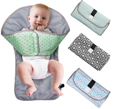 Convenient Portable Baby Diaper Changing Pad Waterproof Foldable &amp; Wipea... - $19.99