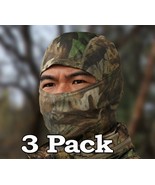 3 PACK - Camouflage Men&#39;s Balaclava - UV, Wind Protection REAL WOODLAND ... - $391.25 MXN