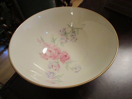 Large Lenox Round Flowers Bowl&quot;Chatsworth&quot; Pattern 4 1/2 X 10&quot; Original - £98.90 GBP