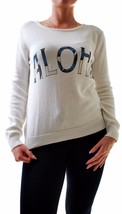 FOR LOVE &amp; LEMONS Womens Sweater New Knitz Aloha White - £78.79 GBP