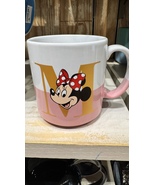 Disney Parks Minnie Mouse Super Sweet Letter M Mug NEW - $40.61 CAD