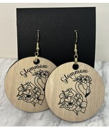 Flamingo Glamma Round Dangle Pierced Earrings New - $10.00