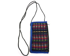 Mia Jewel Shop Multicolored Woven Striped Cushioned Soft Eyeglasses Pouch Sungla - £13.79 GBP