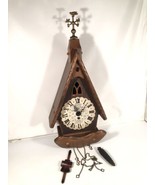 The New England Clock Company Vintage Clock w Weathervane Parts Restore ... - £116.09 GBP