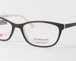 Lunettes De Mode RARES BI 2503-16 Noires / Blanches 52-16-135mm Allemagne - $68.16