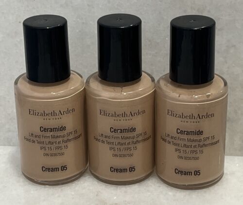 3 Elizabeth Arden Ceramide Lift Firm Makeup Foundation SPF 15 - Cream 05... - $51.98