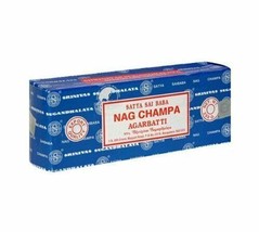 Satya Sai Baba Nag Champa Agarbatti Räucherstäbchen Box 250 g handgerollt - £15.65 GBP