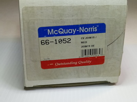 Mcquay-Norris 66-1052 CV Joint Boot 2002-2008 Toyota Camery/Solara - £7.83 GBP