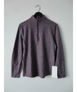 NWT LULULEMON HBCY Burgundy Surge Warm 1/2 Zip Sweater Top Men&#39;s Small S - £92.70 GBP