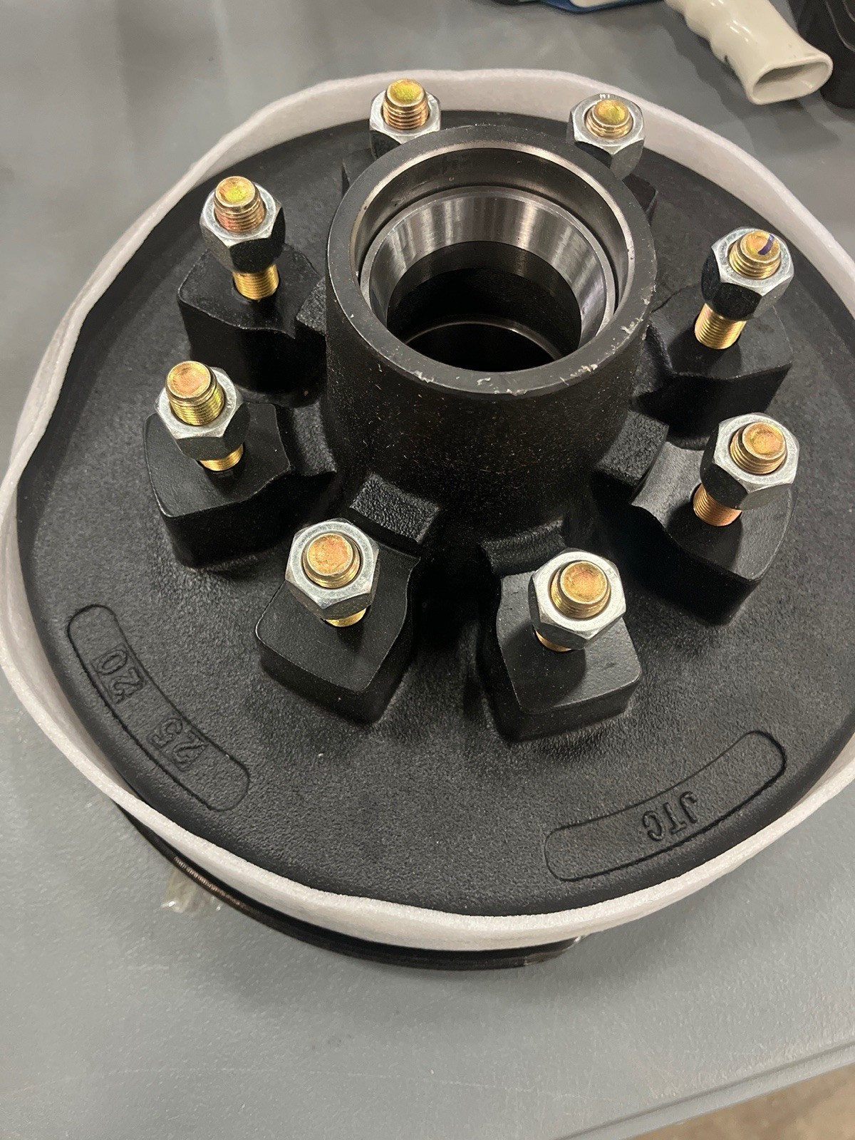 Trailer Brake Drum Hub Kit 12x2 8 Lug 7000 lb Axle 008-219-04 Dexter Spec JTC Item image 3