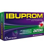 Ibuprom Zatoki 24 film-coated tablets - £22.80 GBP