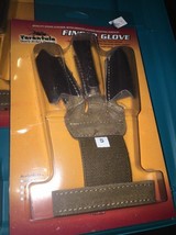 Tarantula Archery Finger Glove Small Leather Shooting Surfaces - £19.28 GBP