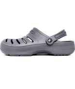 NAUTICA Mens 13M River Edge Grey Slip On Slingback Clog Slide Pool Sandals - $33.83 CAD