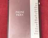 Phone Index Metal Top Flip Open Directory Used No Cards  - $9.85