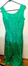 Green 1950s Party Dress Sleeveless - £18.29 GBP