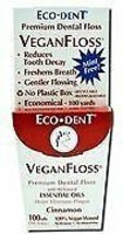 Eco-Dent Premium Dental Floss VeganFloss, Cinnamon 100 yards - £7.63 GBP