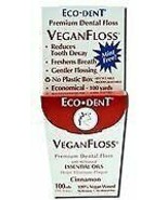 Eco-Dent Premium Dental Floss VeganFloss, Cinnamon 100 yards - $9.66