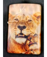 Gorgeous Multi Sided Lion Cub Zippo Lighter - £37.73 GBP