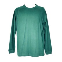 Charter Club Room T Shirt Mens size Small Long Sleeved Crew Neck Tee Shirt Green - £18.03 GBP