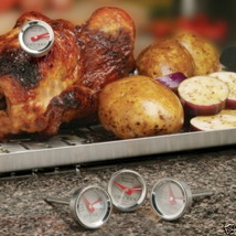 Set Of 4 Mini Grilling Cooking Thermometers - £15.18 GBP