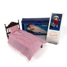 Vintage Vogue Dolls Ginnys Wooden Bed 71 4406 Complete with Box 1980s Fl... - $29.00