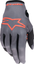 Alpinestars Mens MX Offroad Radar Gloves Magnet/Neon Red Sm - £22.14 GBP
