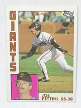 Joe Pettini 1984 Topps #449 San Francisco Giants MLB Baseball Card - £0.79 GBP