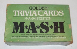Vintage 1984 Mash Trivia Cards By Golden M*A*S*H Tv Show Hawkeye 100% Complete - £27.11 GBP