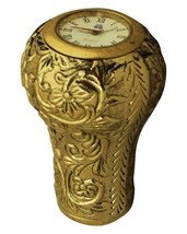 Designer Messing Uhr Kugelkopf Griff Stil NUR Holz Gehstock Geschenk - £18.87 GBP
