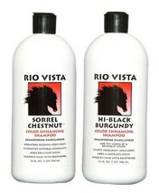 Rio Vista Horse 32 oz Black Burgundy OR Sorrel Chestnut Color Enhancing ... - £7.80 GBP