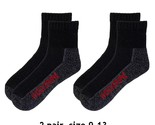 Wolverine Men&#39;s Steel Toe Cotton Work Boot Ankle Socks - 2 Pairs - £13.22 GBP