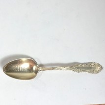 Vintage sterling silver baby spoon monogrammed, baby keepsake gift - $40.54