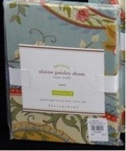 Pottery Barn Alaine Paisley Floral Organic Euro Sham Sold Out @ PB - $26.40