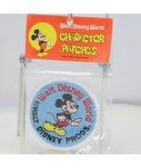 Vintage 1970&#39;s Walt Disney World Mickey Mouse Embroidered Character Patc... - €16,05 EUR