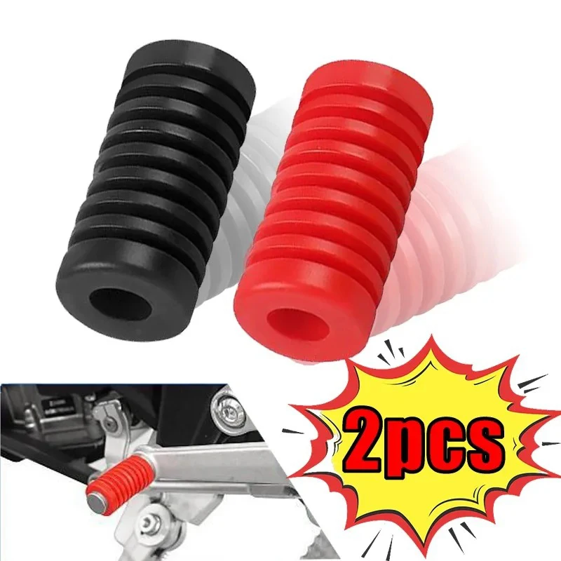 Motorcycle Gear Shift Lever Pedal Foot Pad Rubber Cover Universal Pedal ... - $7.81+