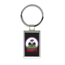 Coat of Arms Haiti : Gift Keychain Haitian Pride Independence National Symbol Fl - £6.38 GBP