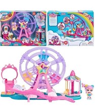 NEW Kindi Kids Minis Collectable Ferris Wheel and Posable Bobble Head Fi... - $28.51