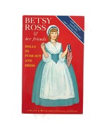 Vintage 1960 Betsy Ross Dolly Madison Americana Boxed Paper Dolls Platt ... - $21.25