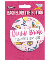 Bachelorette Button - Drunk Bride - £9.61 GBP