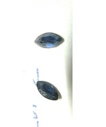SAPPHIRE LOT OF TWO MARQUISE  5 X  3 x 2 - £6.29 GBP