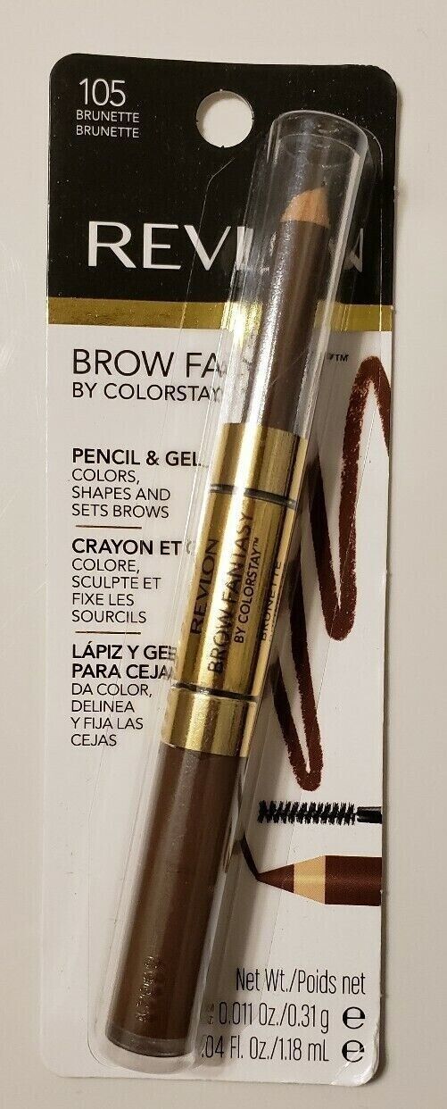 Revlon Brow Fantasy Colorstay Pencil & Gel #105 Brunette - $7.92