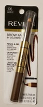 Revlon Brow Fantasy Colorstay Pencil &amp; Gel #105 Brunette - £6.33 GBP