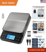 Large 0.1g Accuracy Kitchen Scale - Backlit LCD &amp; Percentage Function fo... - $51.00